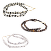 3 Strand Bundle: Small Batik Bone Beads