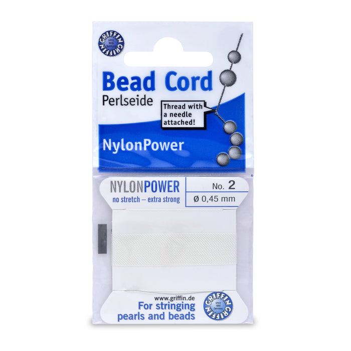 White Polythread (Size 2, 0.45mm)