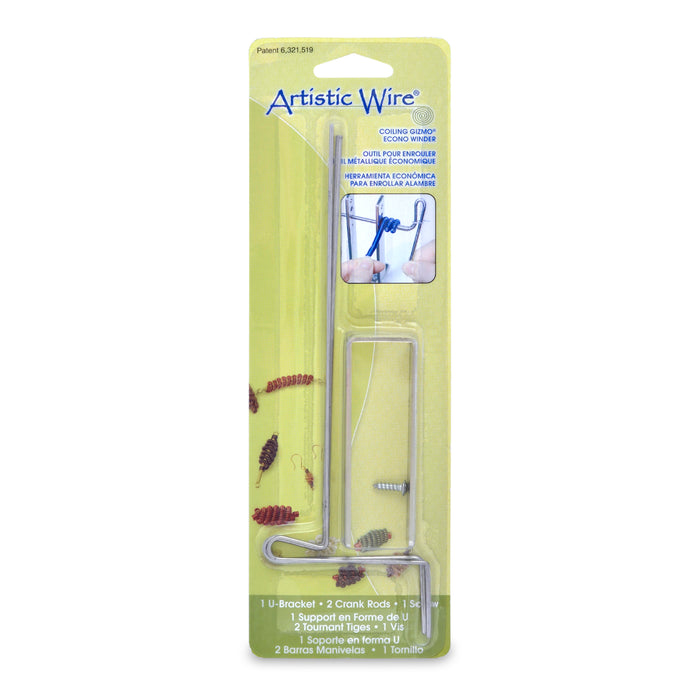 Artistic Wire Coiling Gizmo Econo Winder (2 Rods, 3.0 mm / 0.12 in & 2.0 mm / 0.08 in)