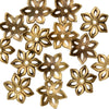 Antiqued Brass Flower Bead Caps (12mm, 14 Pieces)