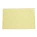 Flat pale yellow Sunshine polishing cloth with pinked scalloped edges