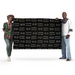 Ebony Black Bogolan Mali Mud Cloth (Segou Design) - The Bead Chest