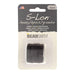 S-Lon 0.9mm black heavy nylon macrame cord spool in its Beadsmith blister package with label