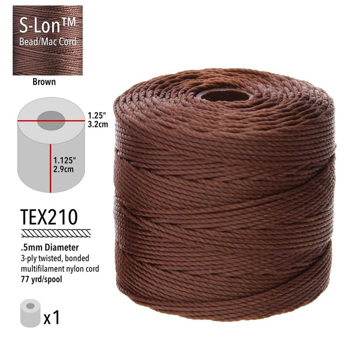 S-Lon Brown spool dimensions