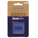 Capri Blue S-Lon nylon bead cord in Beadsmith retail card packaging with label
