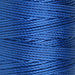 Close-up of twisted blue nylon cord texture on a Capri Blue S-Lon spool