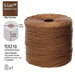 S-Lon milk chocolate nylon bead cord spool with TEX210, .5mm diameter, 3-ply, 77 yard and spool size specs