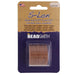 Copper S-Lon nylon bead cord spool in its Beadsmith retail packaging with label