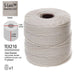 S-Lon cream nylon bead cord spool with specs: TEX210, .5mm, 3-ply twisted, 77 yards, 1.25 inch by 1.125 inch spool