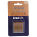 S-Lon dark tan nylon bead cord spool in Beadsmith retail card packaging with TEX210 label