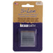 S-Lon grey nylon bead cord spool in its Beadsmith retail card packaging with label