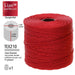 S-Lon Shanghai red nylon cord spool with specs: TEX210, 0.5mm, 3-ply, 77 yd, spool 1.25 in wide, 1.125 in tall