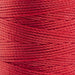 Close-up of the twisted texture of Shanghai red S-Lon nylon bead cord