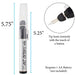 Thread Zap II burner dimensions 5.75 and 5.25 inches, tip heats instantly, requires 1 AA battery not included