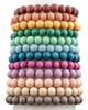 12 Set Bundle: Wooden Stretch Bracelets (8mm)