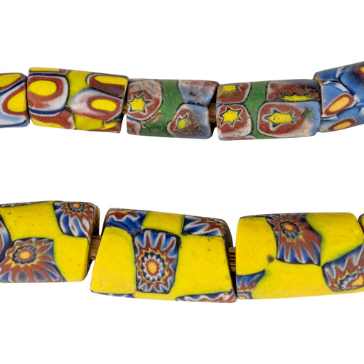 Thin Antique Venetian Millefiori African Trade Beads #20717
