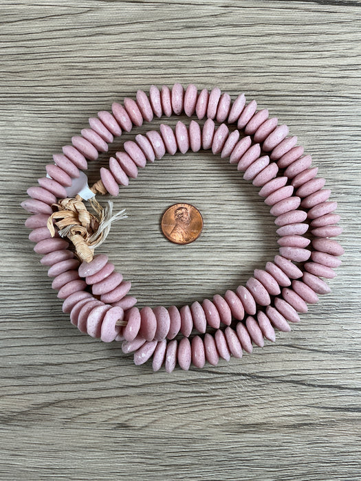 Hidden Gems: Pink Ashanti Saucer Beads