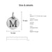 alphabet charms size details m