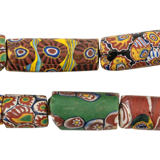 Antique Venetian Millefiori African Trade Beads #20672