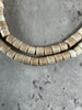 Hidden Gems: Vintage White Czech Cylinder Beads