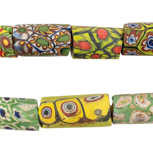 Antique Venetian Millefiori African Trade Beads #20662