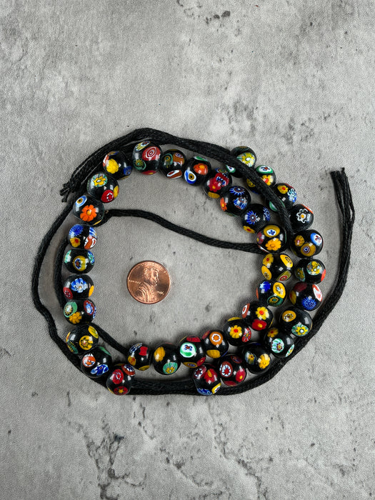 Hidden Gems: Round Millefiori Beads