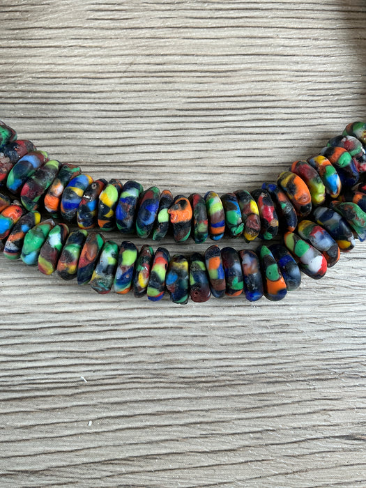 Hidden Gems: Fused Rondelle Beads