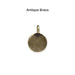 blank charms 08 option brass
