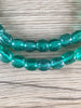 Hidden Gems: Aqua Green Java Glass Beads