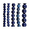 5 Strand Bundle: Vintage Round Lapis Lazuli Beads (5-9mm)