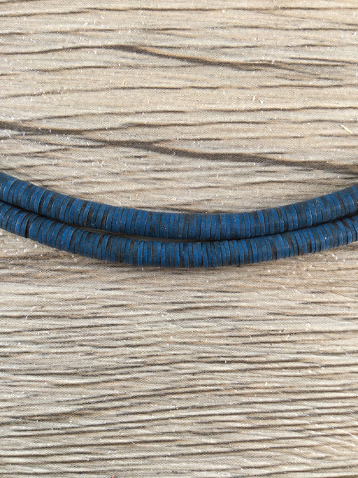 Hidden Gems: Dark Blue Vinyl Heishi Beads