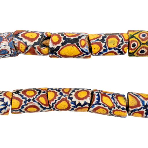 Thin Antique Venetian Millefiori African Trade Beads #20729