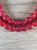 Hidden Gems: Red Watermelon Java Glass Beads