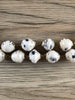 Hidden Gems: Beige And White Recycled Paper Beads