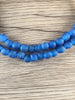 Hidden Gems: Blue Ghana Recycled Glass Beads