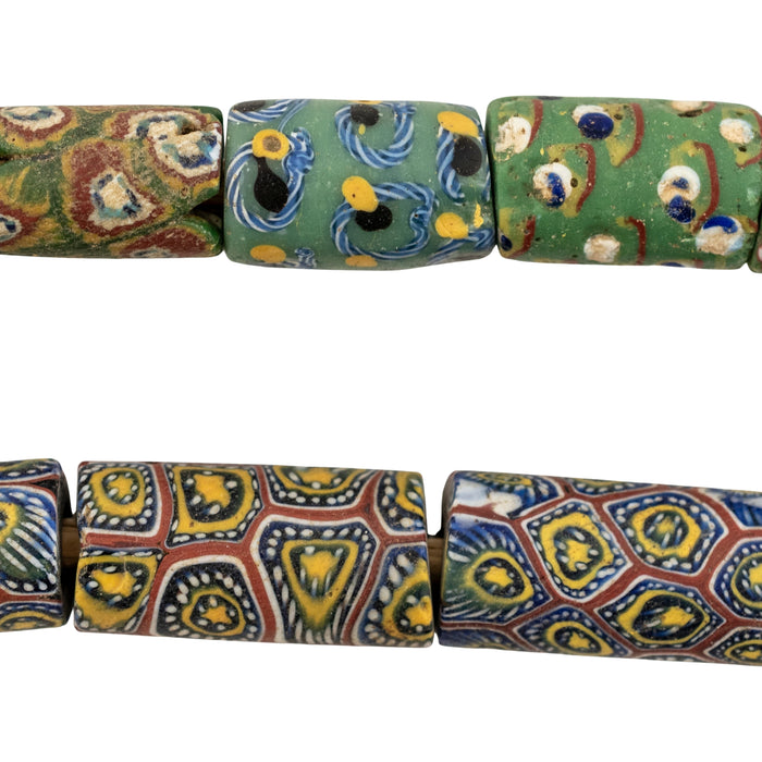 Antique Venetian Millefiori African Trade Beads #20676