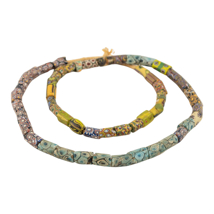 Antique Venetian Millefiori African Trade Beads #20658
