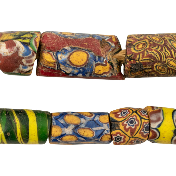 Antique Venetian Millefiori African Trade Beads #20702