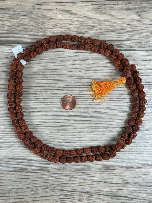 Hidden Gems: Rudraksha Mala Beads (8mm)