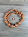 Hidden Gems: Assorted Orange Paper Beads