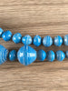 Hidden Gems: Turquoise Blue Recycled Paper Beads (Clasp Is Defective)