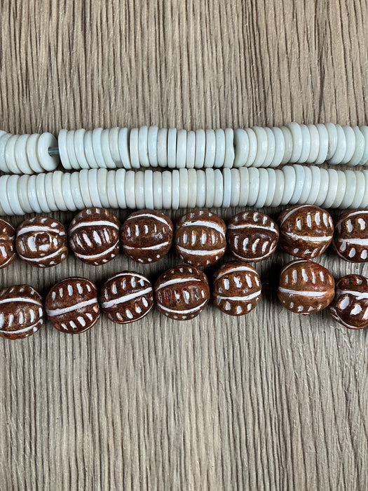 Hidden Gems: Bundle Clay And Pastel Blue Button Beads