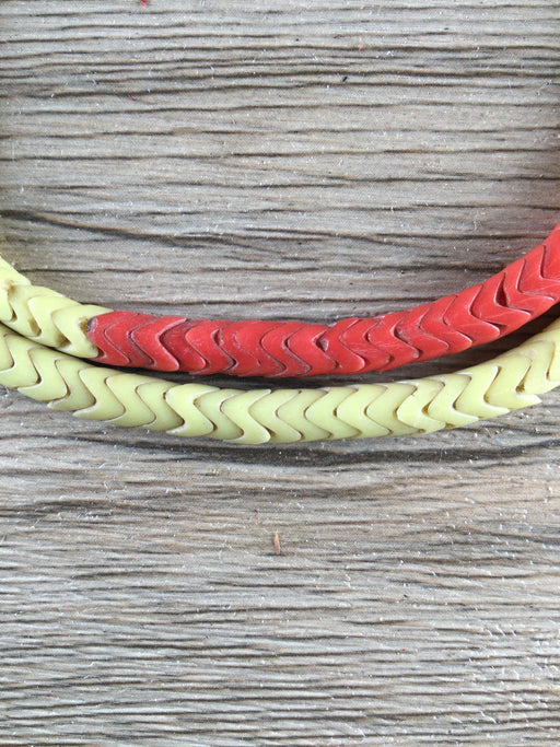 Hidden Gems: Vintage Czech Interlocking Snake Beads