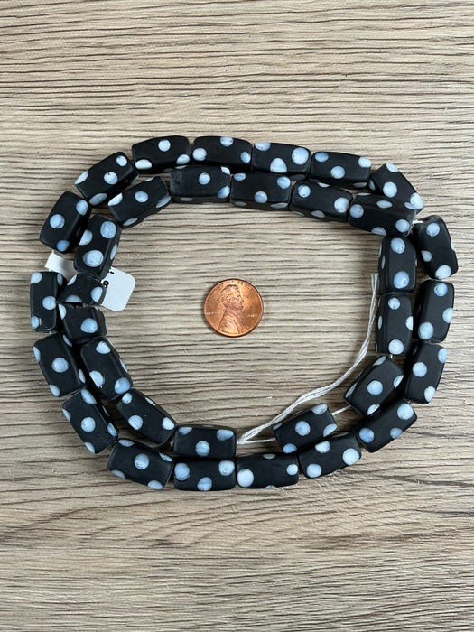 Hidden Gems: Rectangular Skunk Beads