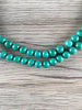 Hidden Gems: Round Green Gemstone Beads