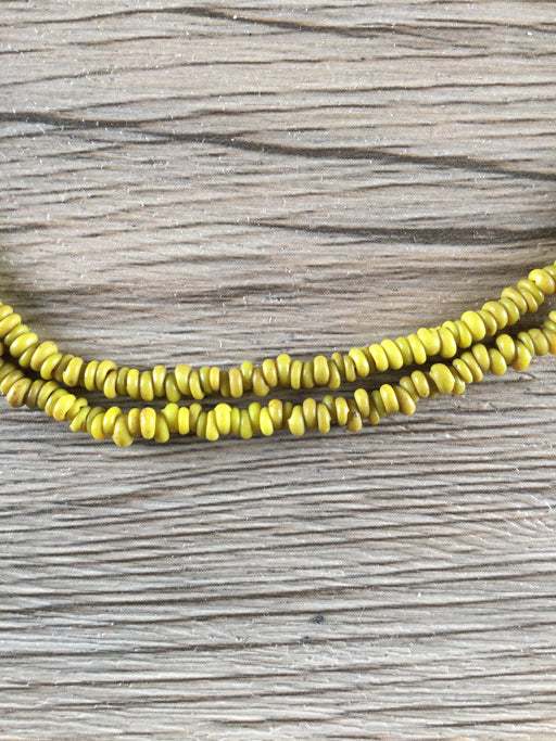 Hidden Gems: Vintage Style Yellow Java Heishi Beads