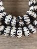 Hidden Gems: Large Kenya Batik Bone Beads (1 Defective Bead)