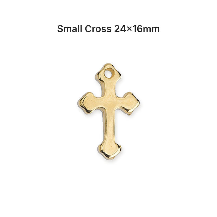gold cross charms 05 option small