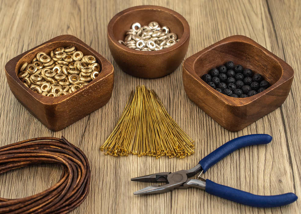 Gold 21 Gauge 1.5 Inch Head Pins (Approx 500 pieces) - The Bead Chest