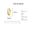 gold lobster clasps size details 10 brass